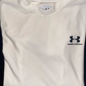 White under armor tee- unisex